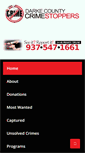 Mobile Screenshot of darkecountycrimestoppers.com